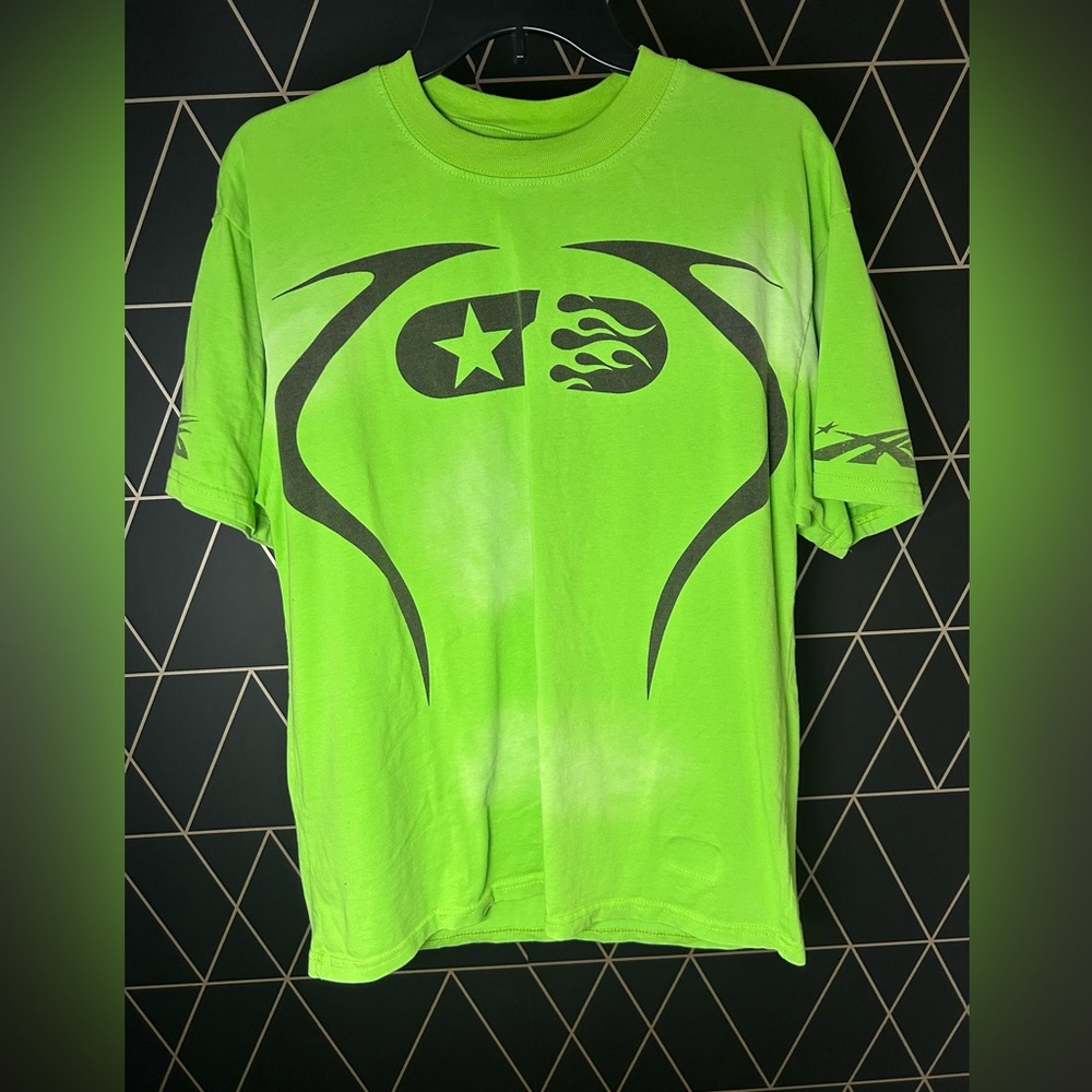 Brand new hellstar t shirt Green Graphic Short Sleeve Tee